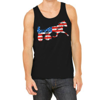 Vintage Harness Racer Usa Flag Trotting Horse Harness Racer T Shirt Tank Top | Artistshot