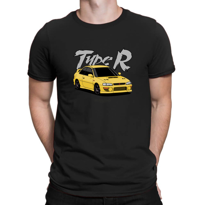 Impreza Type R (yellow) T-Shirt by EllaineRamshur | Artistshot