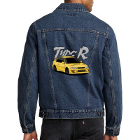 Impreza Type R (yellow) Men Denim Jacket | Artistshot