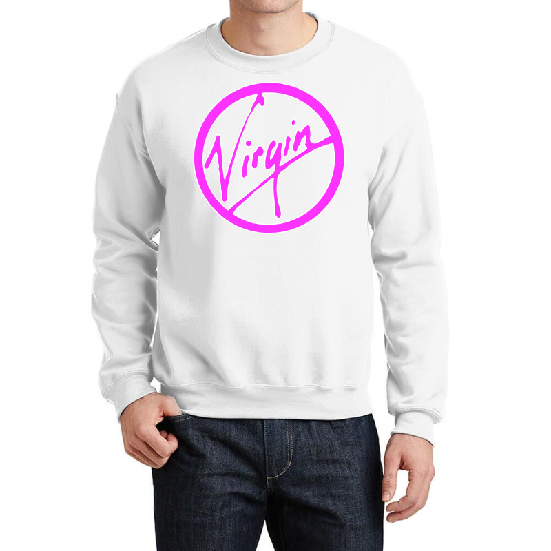 Virgin Pink White Crewneck Sweatshirt by vendraqidas | Artistshot