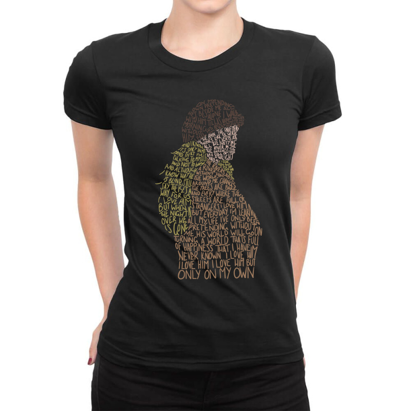 Les Miserables- On My Own Ladies Fitted T-Shirt by ERNIEHERNANDEZ | Artistshot