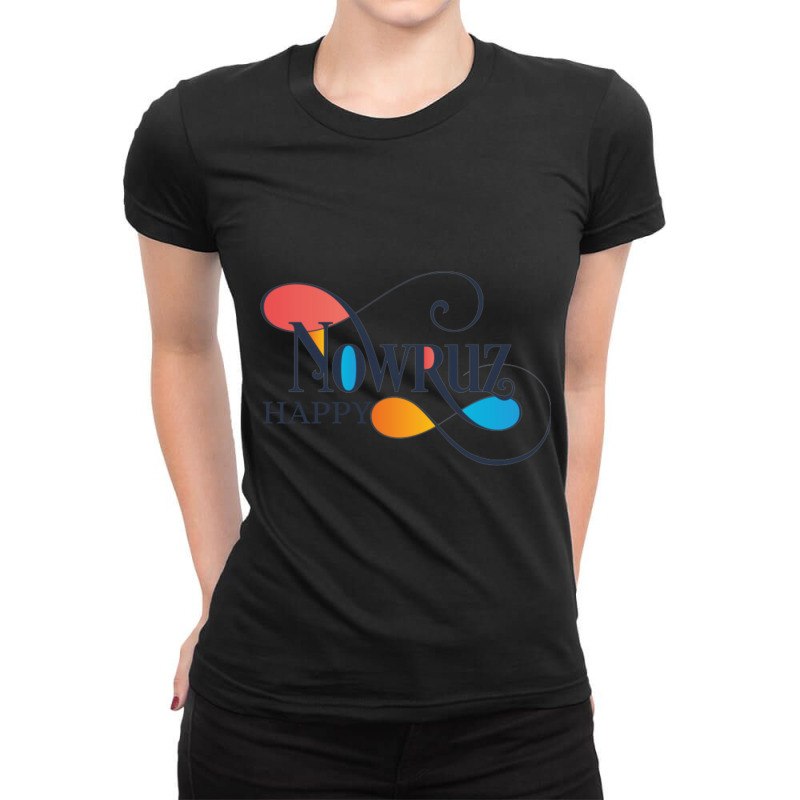 Happy Nuruz Ladies Fitted T-Shirt by cm-arts | Artistshot