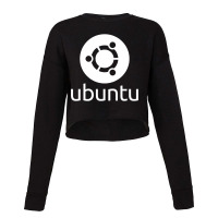 Dark Ubuntu Linux Cropped Sweater | Artistshot