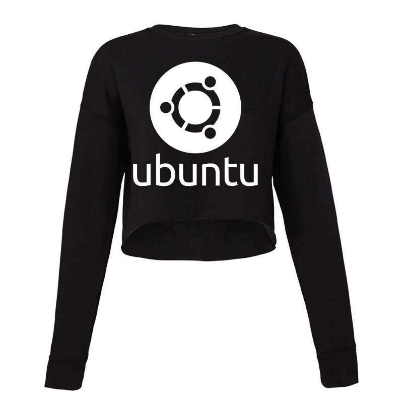 Dark Ubuntu Linux Cropped Sweater by JONAHANDERSON | Artistshot