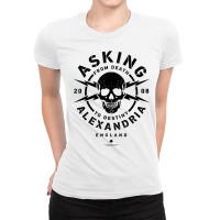 Asking Alexandria From Death To Destiny Pullover Hoodie Ladies Fitted T-shirt | Artistshot