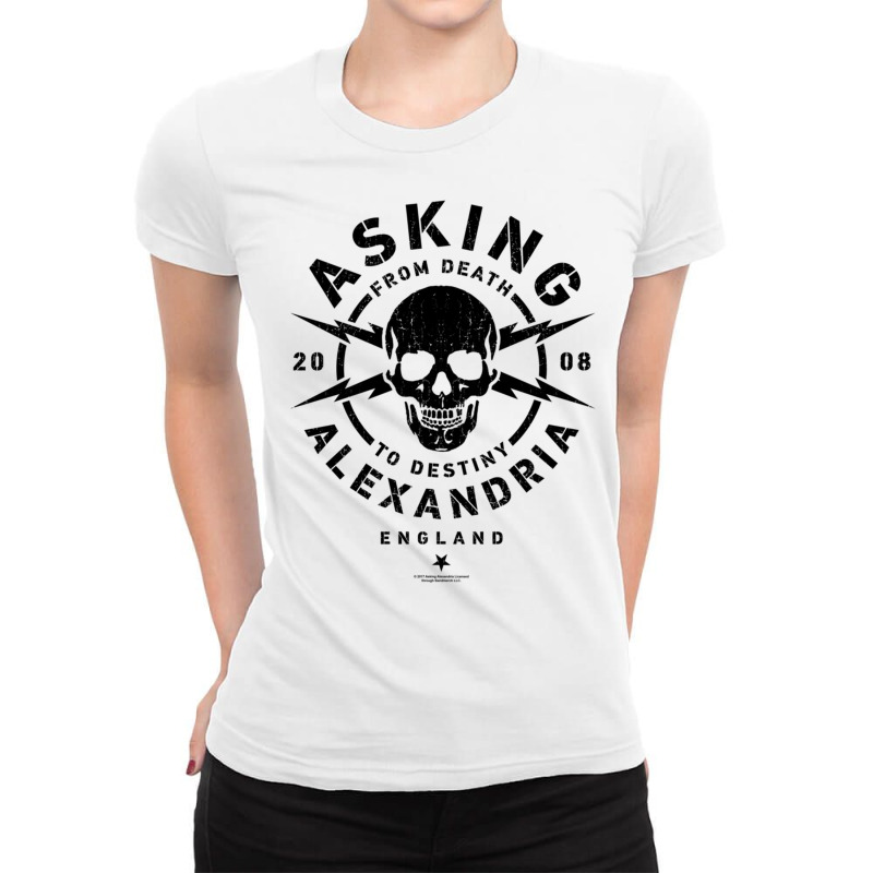 Asking Alexandria From Death To Destiny Pullover Hoodie Ladies Fitted T-Shirt by cm-arts | Artistshot