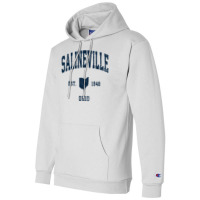 Salineville Ohio Oh Vintage Athletic Navy Sports Design T Shirt Champion Hoodie | Artistshot