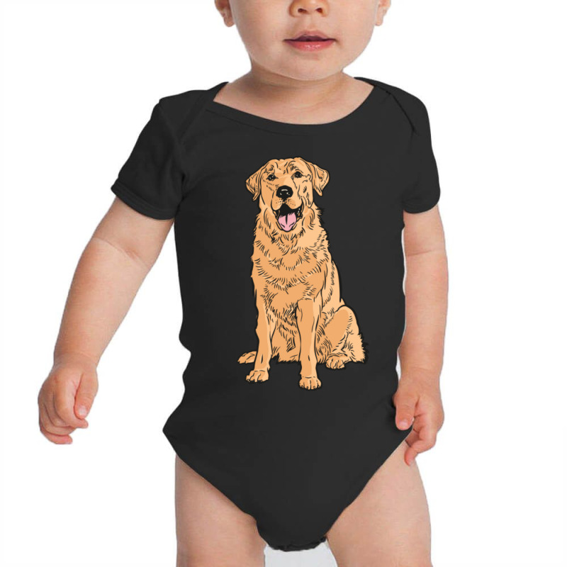 Golden Retriever - Best Family Dog In The World Baby Bodysuit | Artistshot