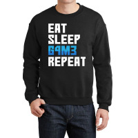 Eat Sleep Game Repeat Funny Leetcode Leet Crewneck Sweatshirt | Artistshot