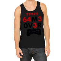 Game Over Leet Code Style - 64m3 0v3r - Red And Black Tank Top | Artistshot