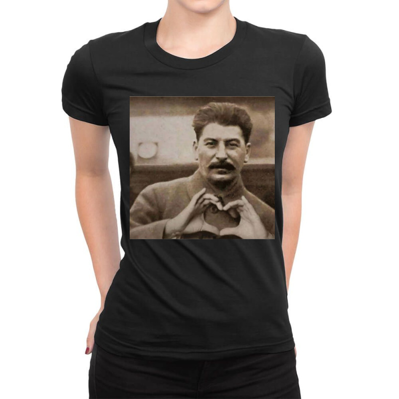 Stalins Love Classic Ladies Fitted T-Shirt by cm-arts | Artistshot