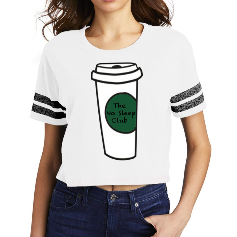 The No Sleep Club Coffee Cup Scorecard Crop Tee by TERRANCECOTT | Artistshot