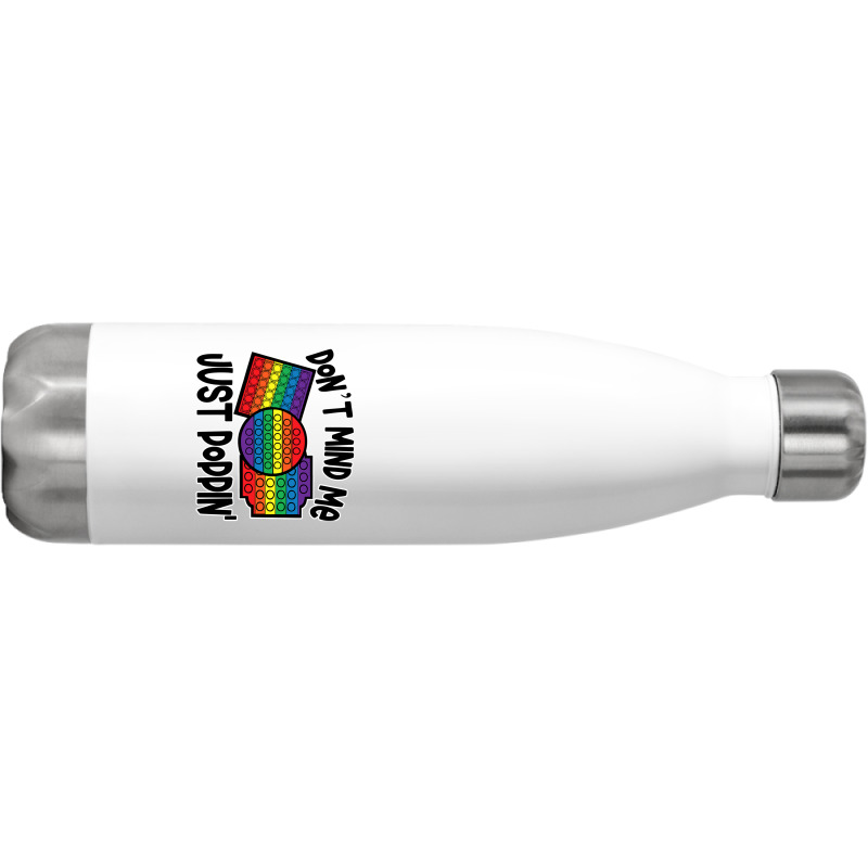 Don Mind Me Jus Poppin Pop I 1 Stainless Steel Water Bottle | Artistshot