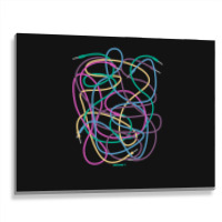 Modular Synthesizer Patch Cables 1 Metal Print Horizontal | Artistshot