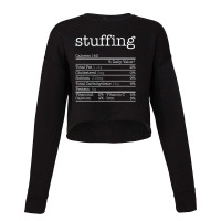 Stuffing Nutrition Facts Thanksgiving Christmas Food Cropped Sweater | Artistshot