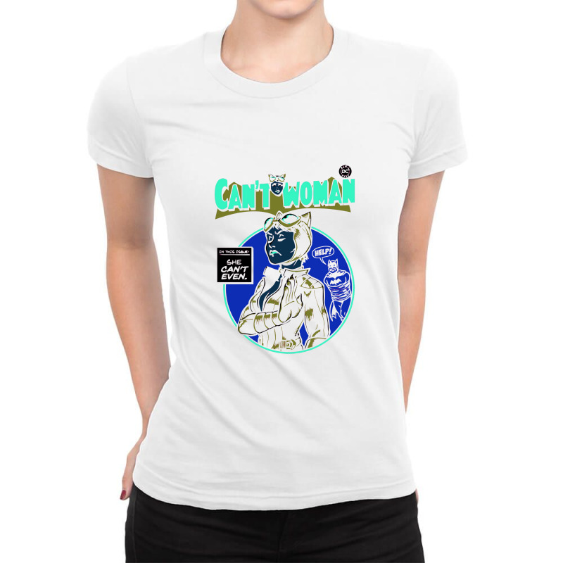 Can't Woman Ladies Fitted T-Shirt by karimunjava | Artistshot