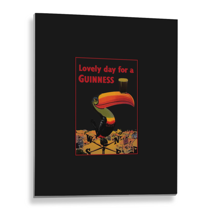 Lovely Day For A Guinness Letter Metal Print Vertical | Artistshot