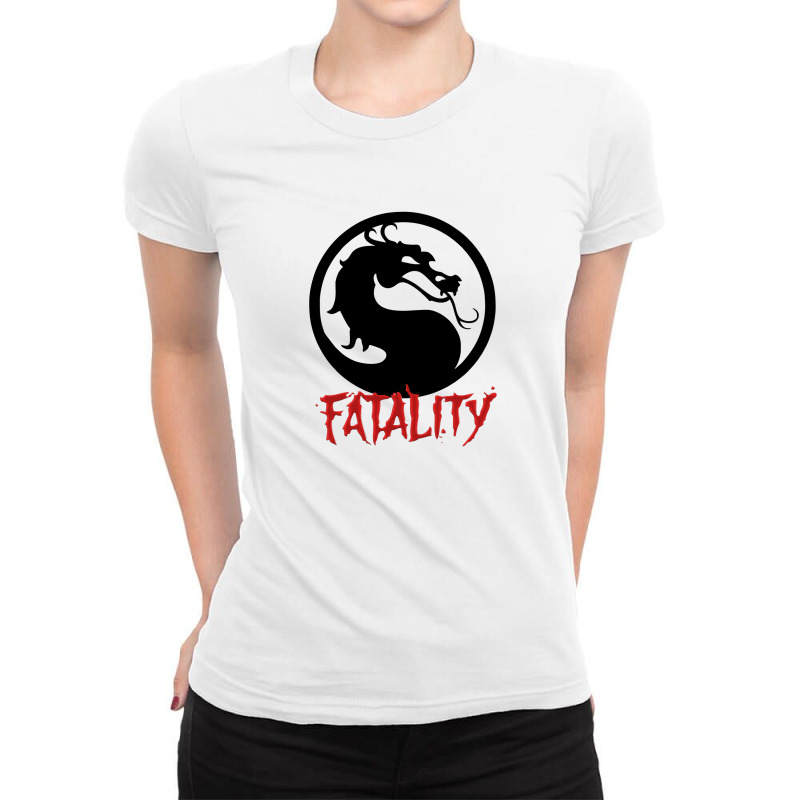 Fatality Dragon Ladies Fitted T-Shirt by cm-arts | Artistshot