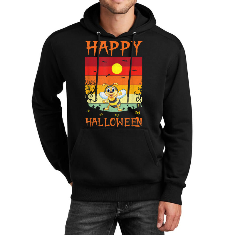 Retro Halloween Costumes Matching Bee Halloween Party Unisex Hoodie | Artistshot