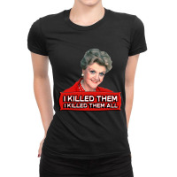 Angela Lansbury (jessica Fletcher) Murder She Wrote Confession. I Kill Ladies Fitted T-shirt | Artistshot