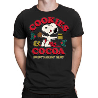 Peanuts Christmas Cookies & Cocoa T-shirt | Artistshot