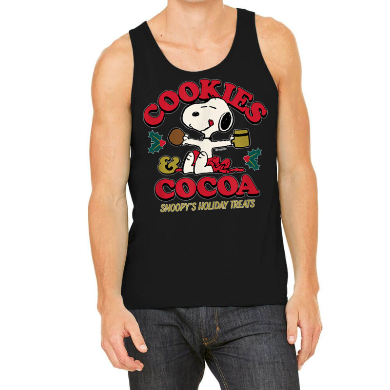 Peanuts Christmas Cookies & Cocoa Tank Top | Artistshot