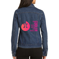 Pi Like A Regular Number But Infinitely Cooler (5) Ladies Denim Jacket | Artistshot