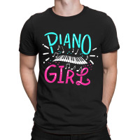 Piano Girl Pianist Music Notes T-shirt | Artistshot