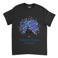 Domestic Violence Awareness Stop Violence End Silence Classic T-shirt | Artistshot