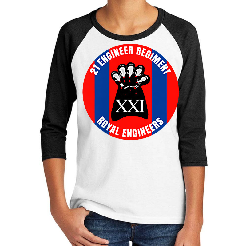 21 Engineer Regiment   Royal Engineers T Shirt Youth 3/4 Sleeve by alyshasur9x | Artistshot