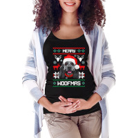 Cocker Spaniel Gift For Merry Christmas Woofmas Clothes T Shirt Maternity Scoop Neck T-shirt | Artistshot