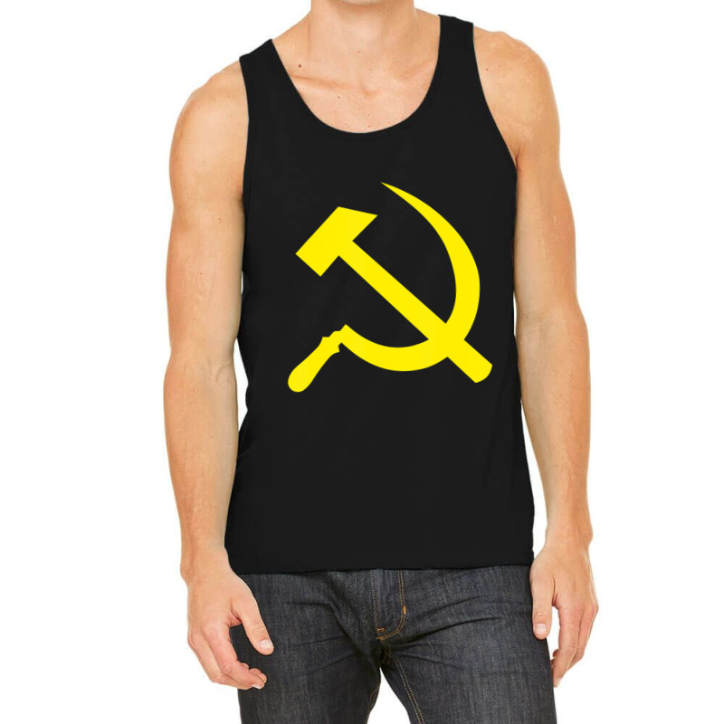 Hammer And Sickle Ussr Communist Soviet Russia Cccp Tank Top by cm-arts | Artistshot