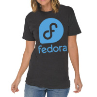 Matte Fedora Linux Vintage T-shirt | Artistshot