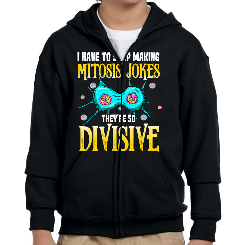 Mitosis Biology Science Youth Zipper Hoodie by Min01 | Artistshot