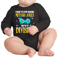 Mitosis Biology Science Long Sleeve Baby Bodysuit | Artistshot