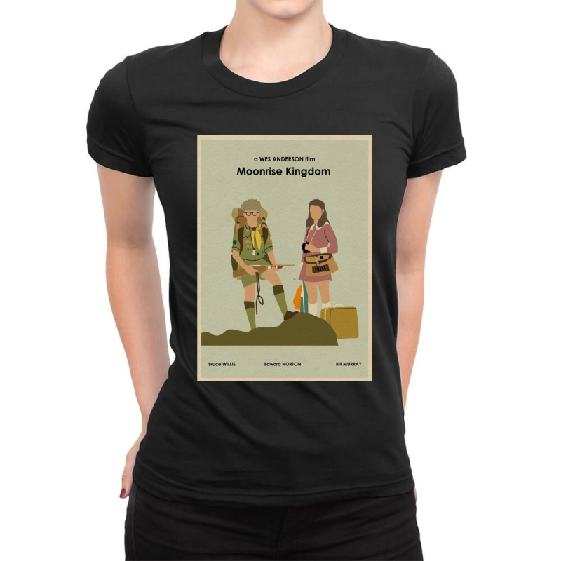 Moonrise Kingdom Ladies Fitted T-Shirt by cm-arts | Artistshot