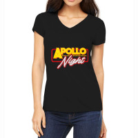 Apollo Night At The Music Theater Hall Women's V-neck T-shirt | Artistshot