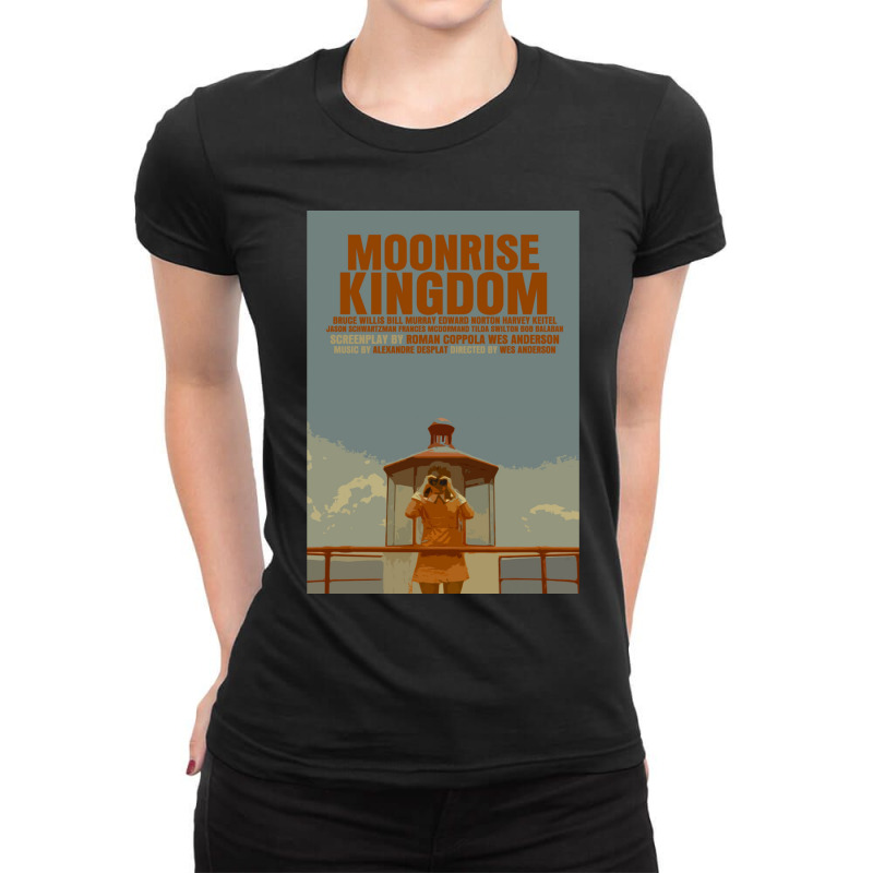 Moonrise Kingdom Ladies Fitted T-Shirt by cm-arts | Artistshot