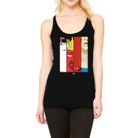 Aqua Teen Hunger Force Group Tiles Dark Racerback Tank | Artistshot