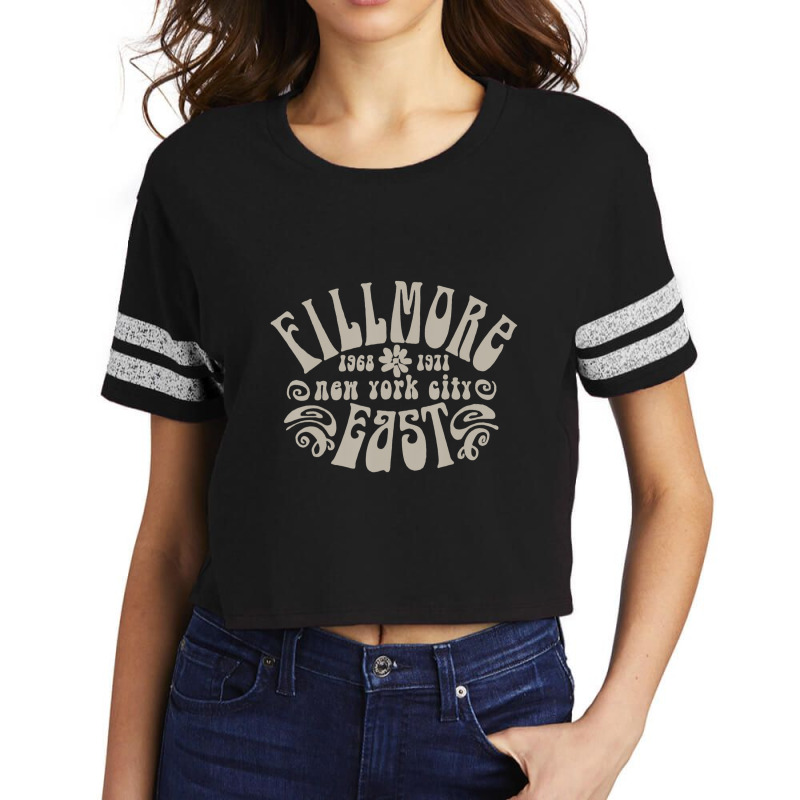 Fillmore 1968 1971 New York City East Embody Peace & Love Scorecard Crop Tee by cm-arts | Artistshot