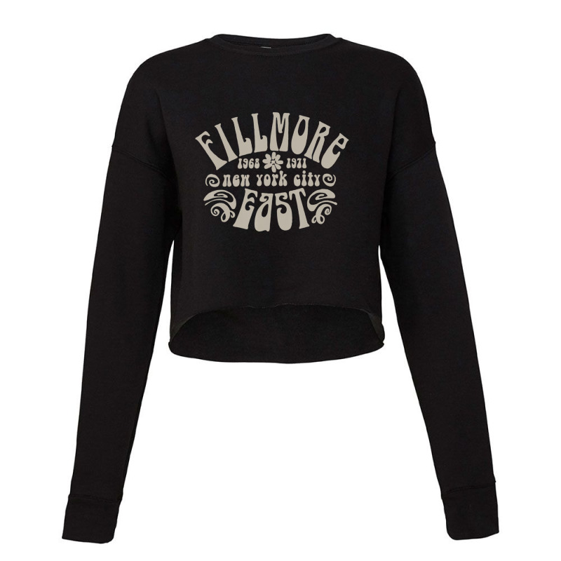 Fillmore 1968 1971 New York City East Embody Peace & Love Cropped Sweater by cm-arts | Artistshot