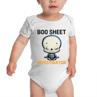 Boo Sheet Investigator Halloween Men Baby Bodysuit | Artistshot