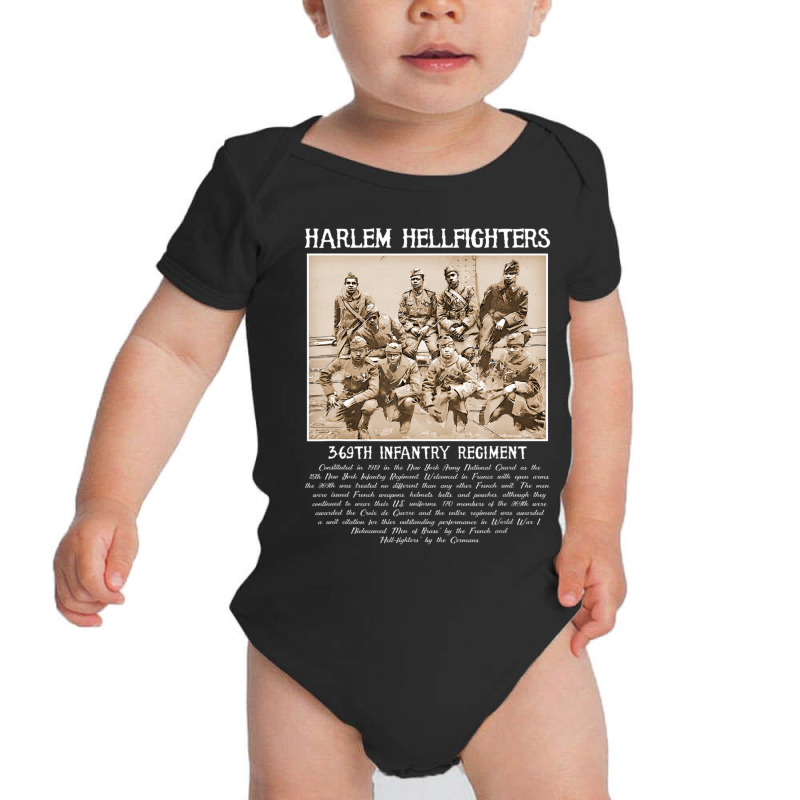 Harlem Hellfighters Vintage Black History Wwi Wwii Military Baby Bodysuit by laughingtuy | Artistshot