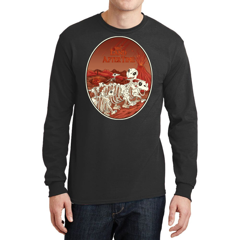 The Land After Time, The Land After Damaging Time, The Smouldering Lan Long Sleeve Shirts | Artistshot