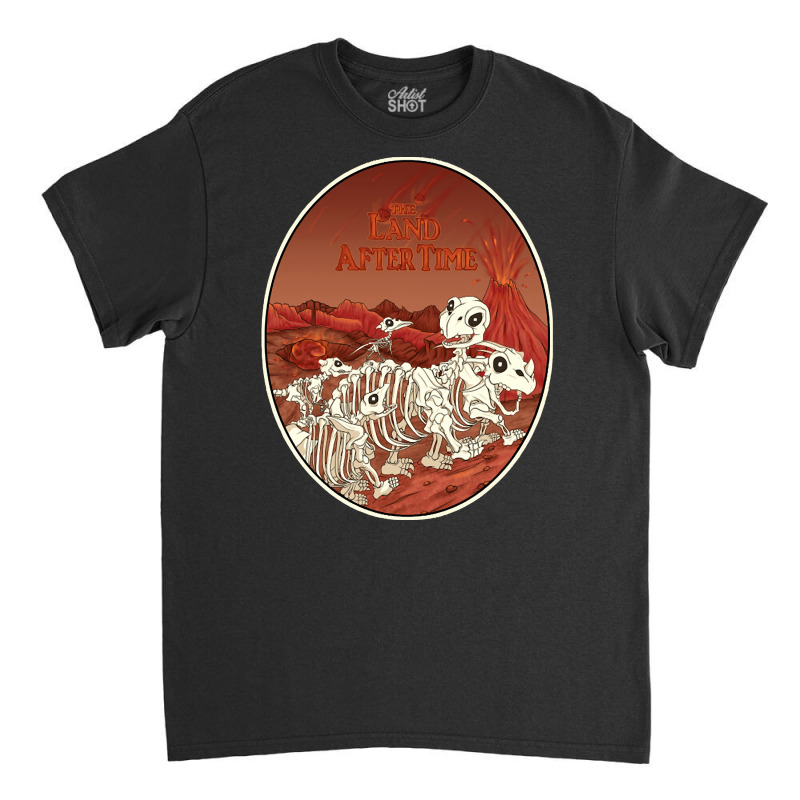 The Land After Time, The Land After Damaging Time, The Smouldering Lan Classic T-shirt | Artistshot