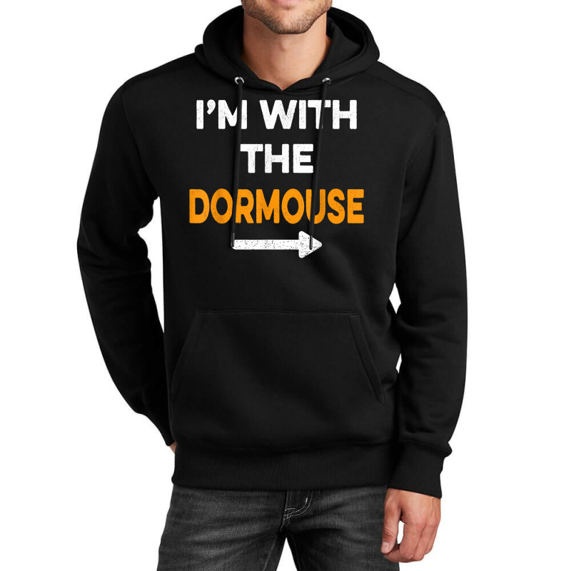 I'm With The Dormouse Easy Cheap Matching Halloween Costume T Shirt Unisex Hoodie by cm-arts | Artistshot