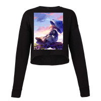 Violet Evergarden Kimi No Na Wa Violet Evergarden Parasol Violet Everg Cropped Sweater | Artistshot