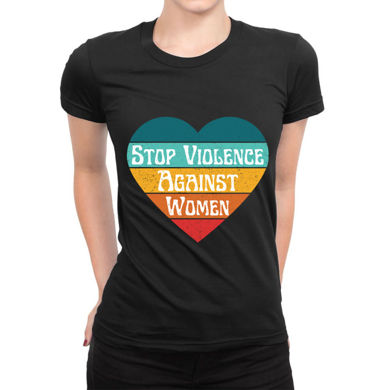 Violence Against Women Ladies Fitted T-Shirt by FRANCISMATANZA | Artistshot