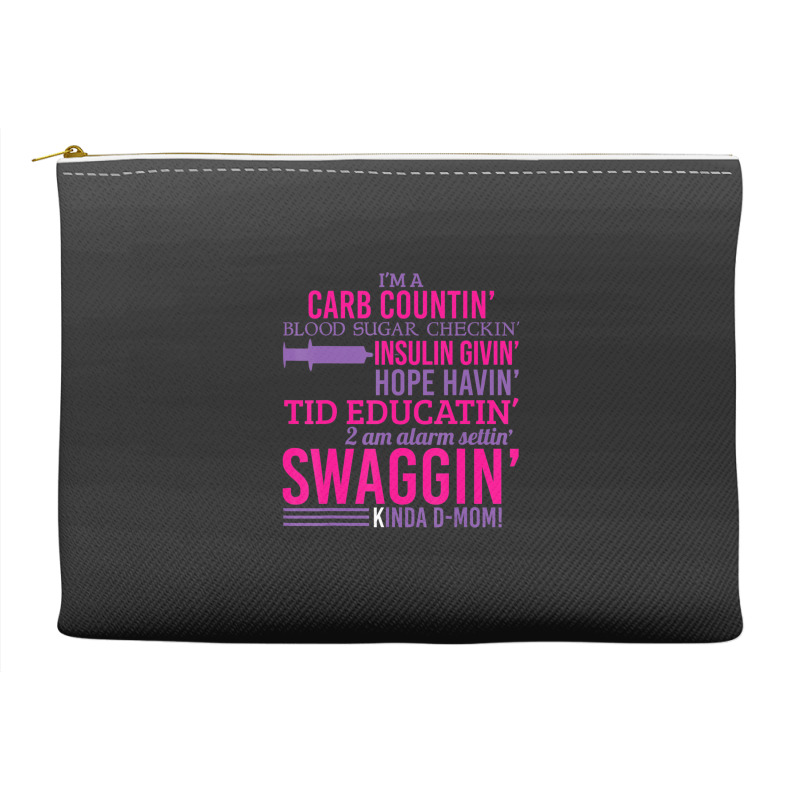 T1d Diabetic Type 1 Diabetes Awareness Men Women Kid Accessory Pouches | Artistshot