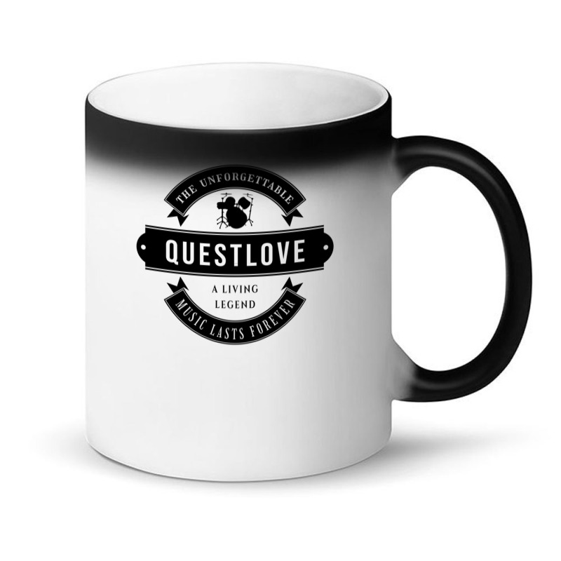 Questlove The Unforgettable Music Lasts Forever Search Twice For Ripmu Magic Mug | Artistshot